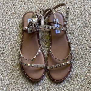 Steve Madden, 6.5, Tan Travelers Sandal, never worn!